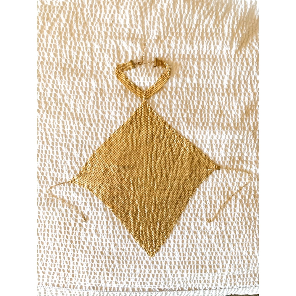 ༺ Gold Halter Body Chain ༻